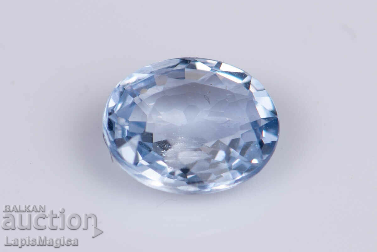 Blue sapphire 0.61ct only heated oval cut