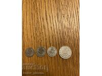 5, 10, 50 de cenți 1 BGN 1913