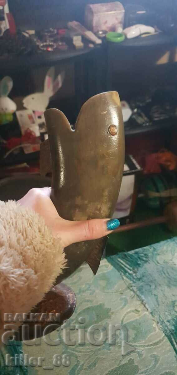Old horn fish with copper copper combination - 5 Old horn fish with copper copper combination - 5