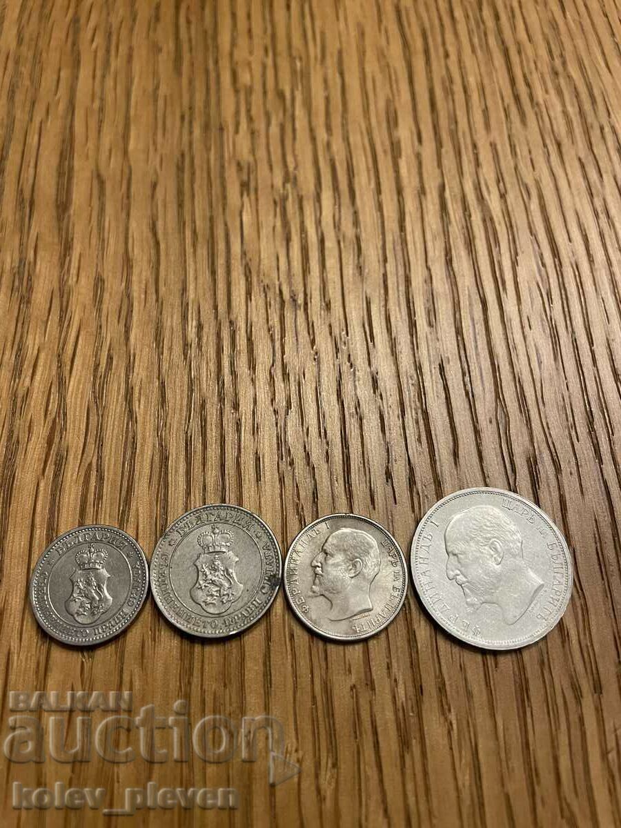 Licitație 5, 10, 50 de cenți, 1 BGN 1913 Licitație 5, 10, 50 de cenți, 1 BGN 1913