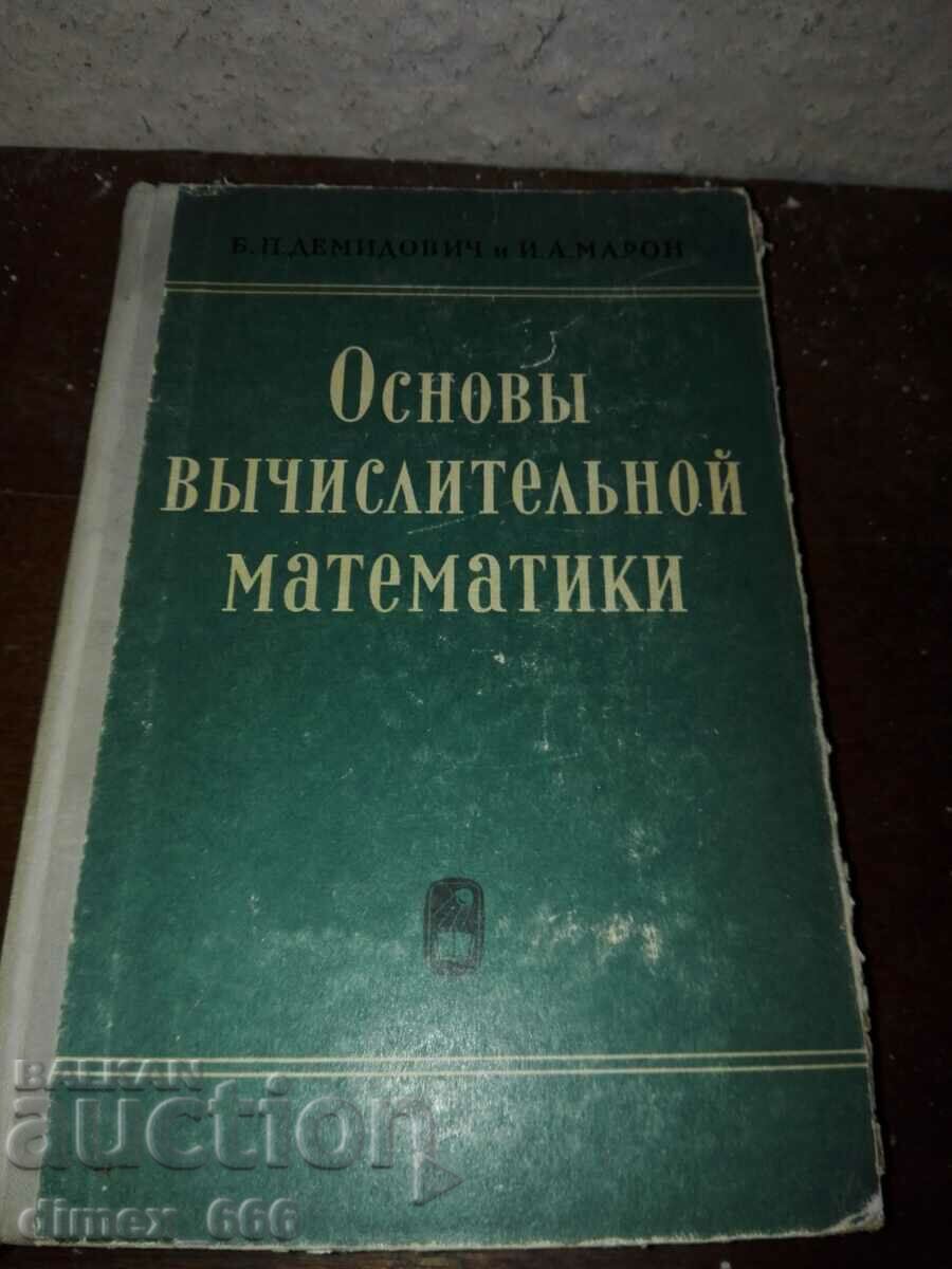Fundamentele matematicii computaționale B. P. Demidovich, I. A. Maro