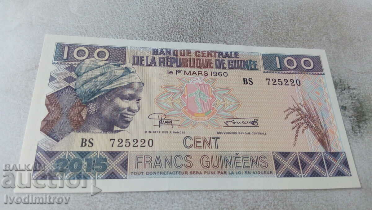 Guineea 100 de cenți 1960