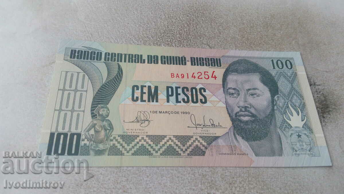 Guinea Bissau 100 pesos 1990