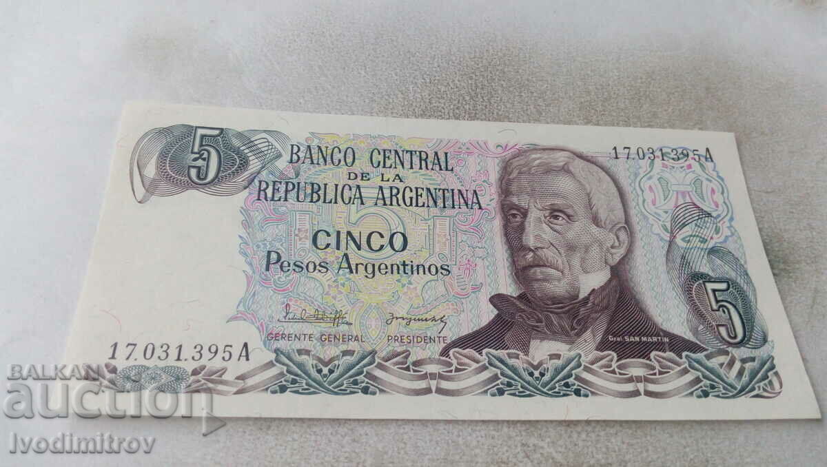 Argentina 5 pesos