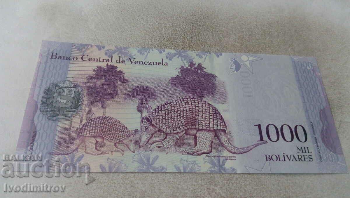Venezuela 1000 bolivars 2017 with price 2.65 BGN | € 1.35 Venezuela 1000 bolivars 2017 with price 2.65 BGN | € 1.35