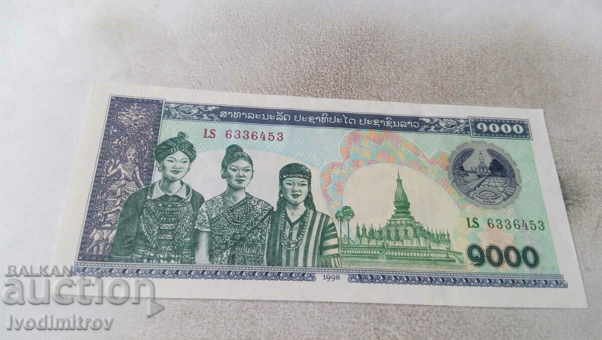 Laos 1000 kip 1998