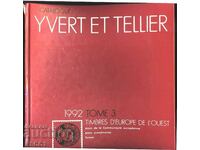 Catalog Yvert Yvert et Tellier 1992 Volume 3 Western Europe