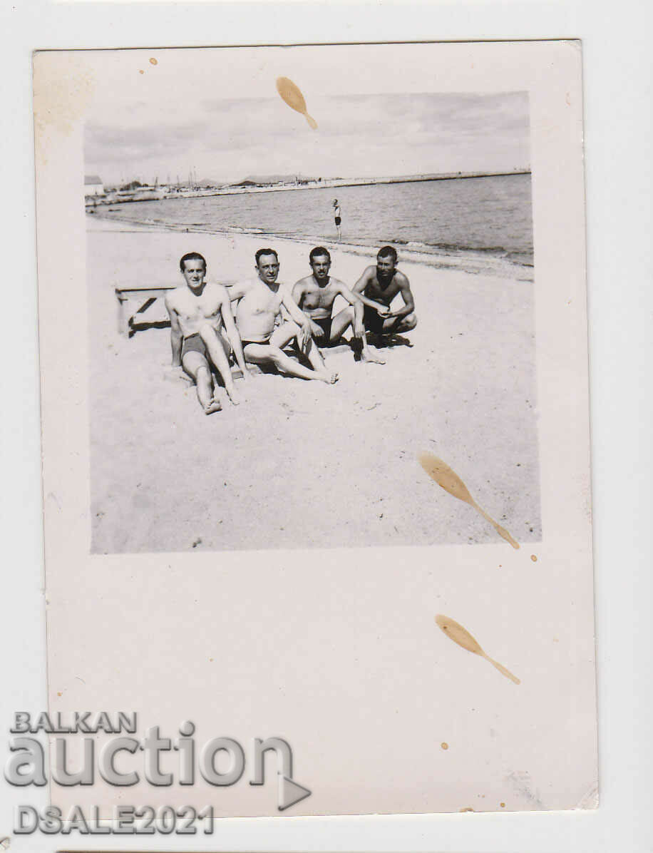 WWII-1941 Bulgaria occupation Greece DEDEAGACH photo beach