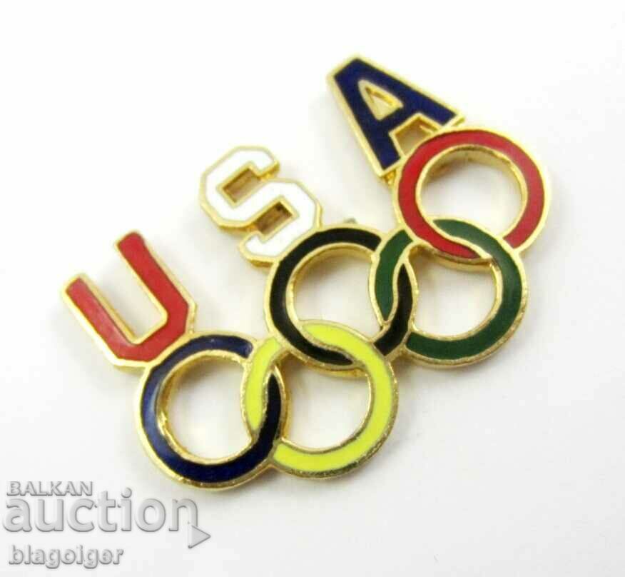 Olympic Badge-USA-Olympic Committee-Large-Email with price 19.00 BGN | € 9.71 Olympic Badge-USA-Olympic Committee-Large-Email with price 19.00 BGN | € 9.71