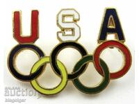 Insigna Olimpică-SUA-Comitetul Olimpic-Large-E-mail