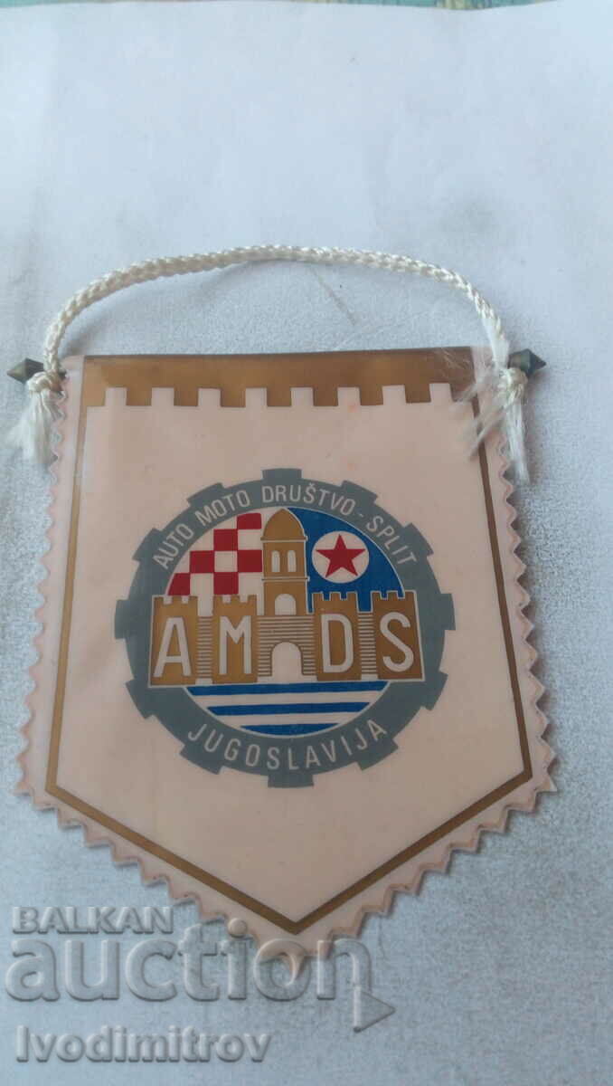 Flag AMDS Auto Moro Drustvo - Split Jugoslavija with price 3.65 BGN | € 1.87 Flag AMDS Auto Moro Drustvo - Split Jugoslavija with price 3.65 BGN | € 1.87