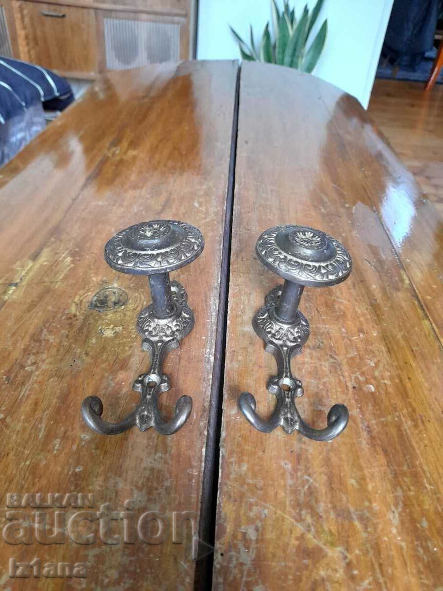 Old brass hangers Old brass hangers