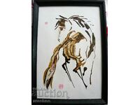 "Horse" - China - sepia ink