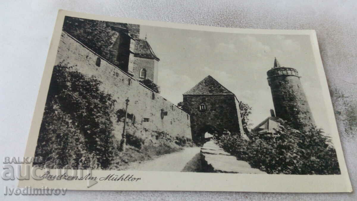 Postcard Bautzen Am Muhltor