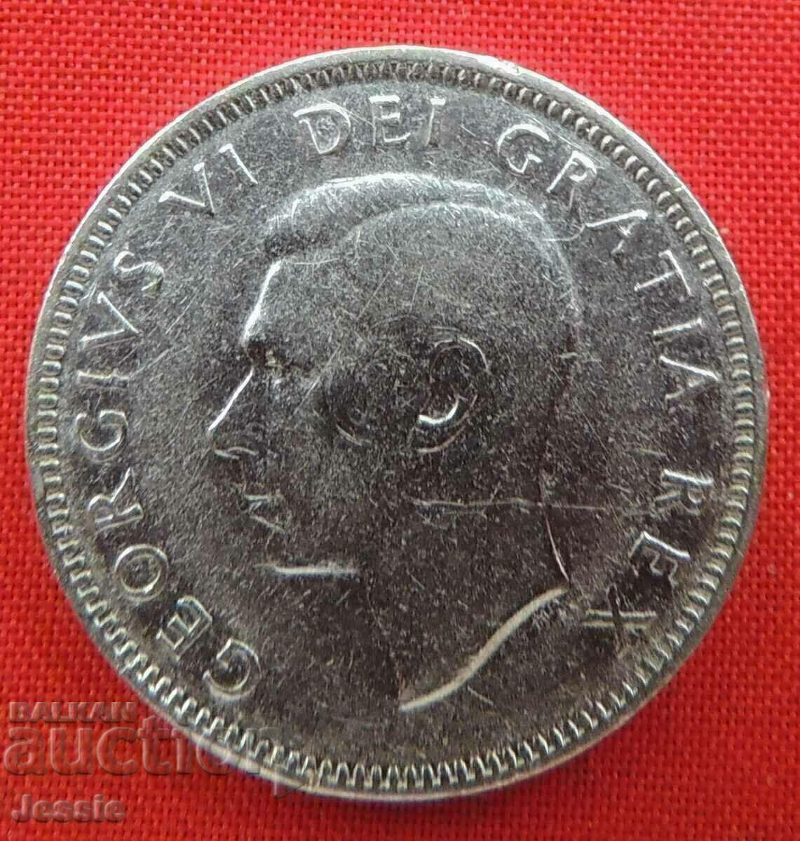 25 cents 1951 Canada with price 15.50 BGN | € 7.93 25 cents 1951 Canada with price 15.50 BGN | € 7.93