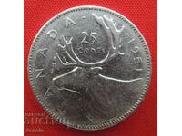 25 цента 1951 Канада