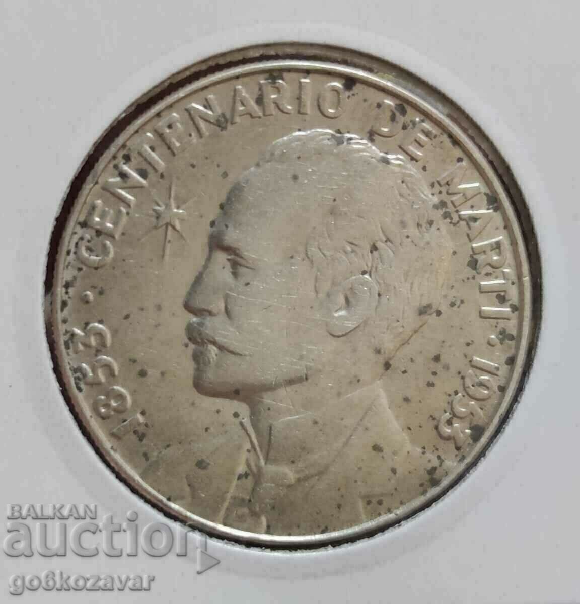 Κούβα 1 Πέσο 1953 Ασήμι ! με τιμή 89.00 BGN | € 45.50 Κούβα 1 Πέσο 1953 Ασήμι ! με τιμή 89.00 BGN | € 45.50