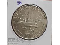 Cuba 1 Peso 1953 Argint!