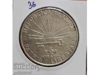 Κούβα 1 Πέσο 1953 Ασήμι !