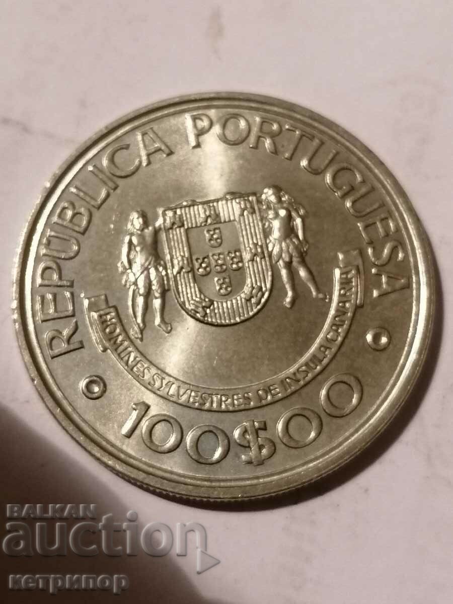 100 escudos Portugal 1989