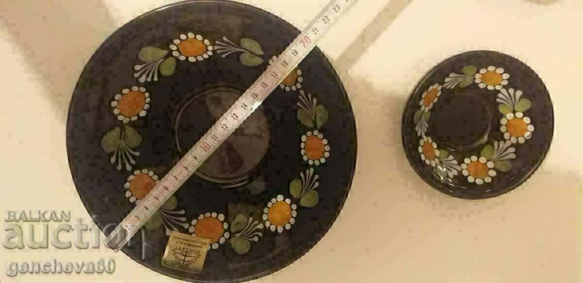 Licitație Boluri vintage MAJOLIKA ceramica Ungaria