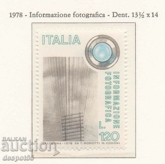 1978. Италия. Фотографска информация.