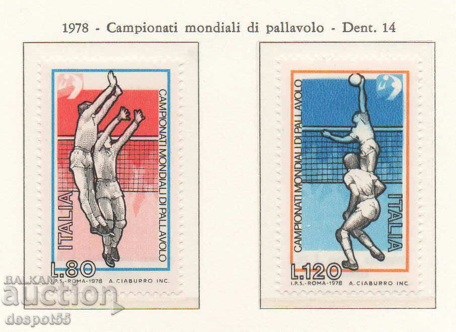 1978. Италия. Световно първенство по волейбол за мъже.
