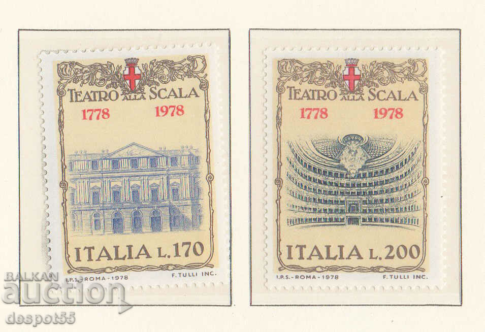 1978. Италия. 200-годишнина на операта Ла Скала, Милано.
