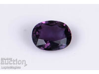 Violet sapphire 0.28ct only heated oval cut