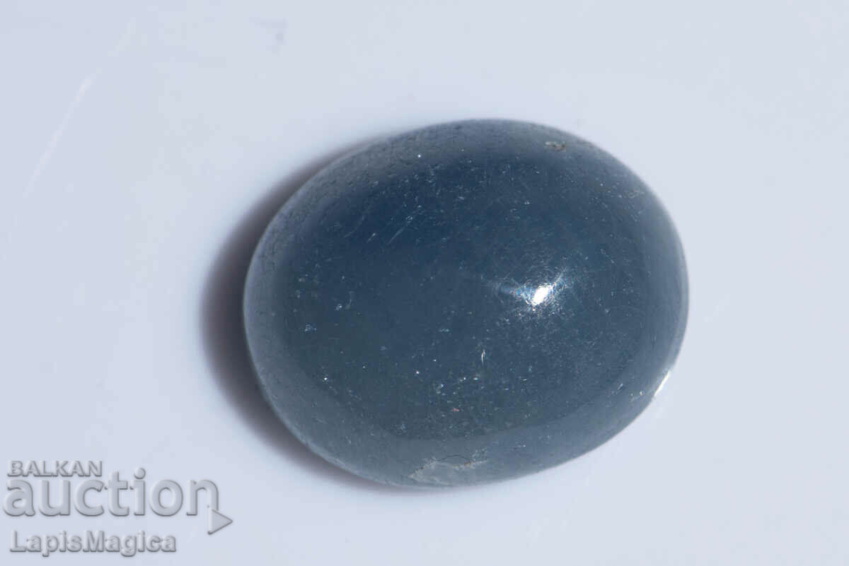 Blue sapphire 7.65ct only heated oval cabochon
