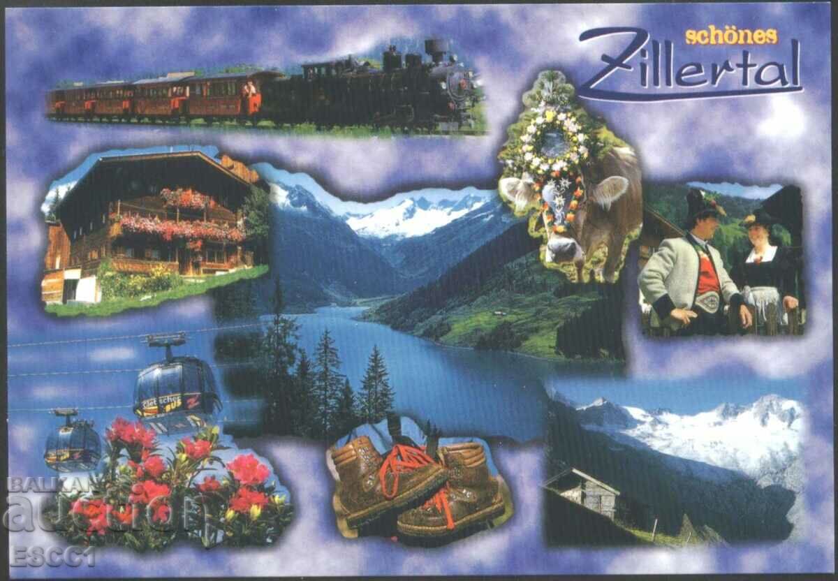 Postcard Zillertal Tourism from Austria