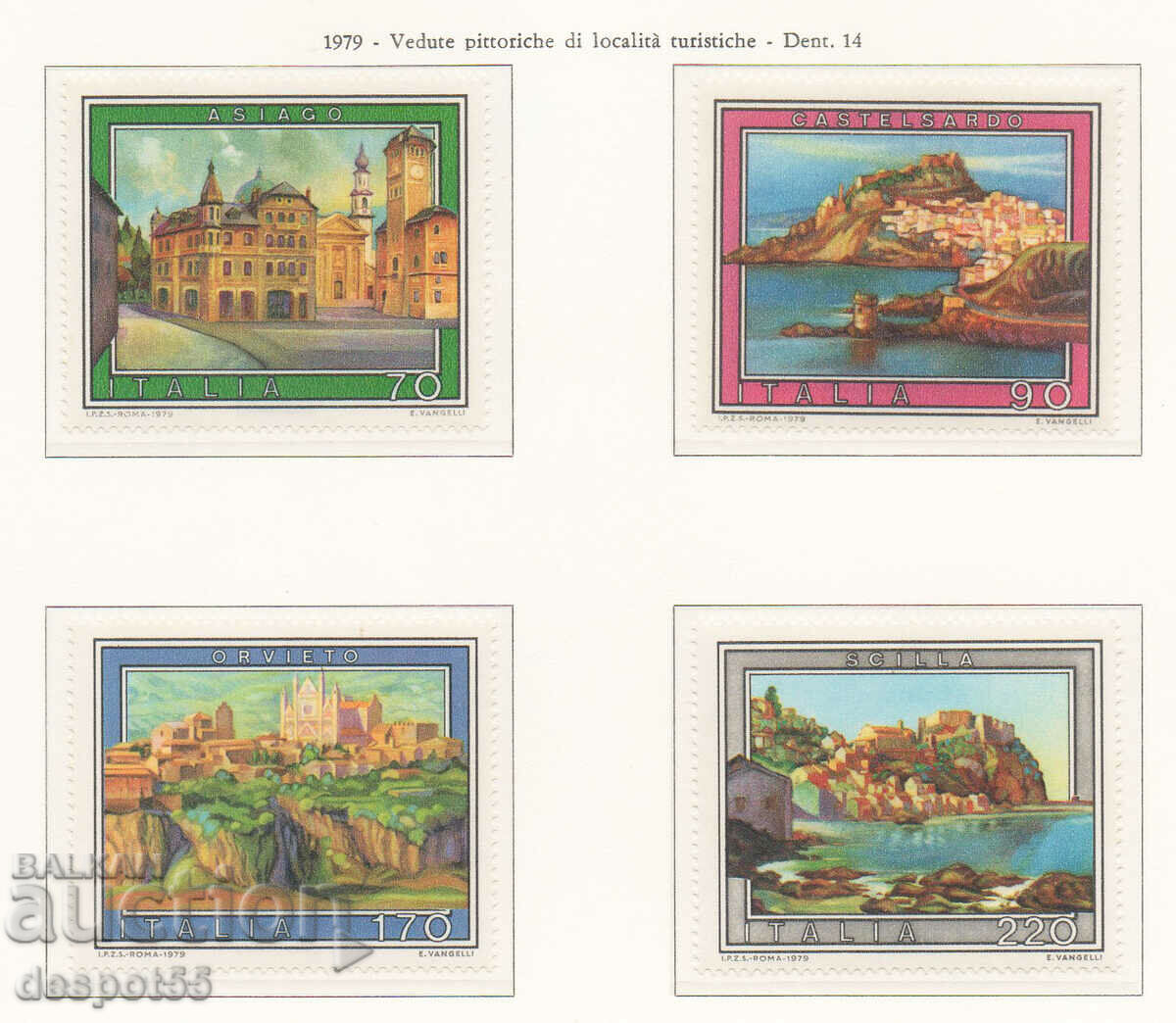 1979. Italy. Tourist propaganda - paintings.