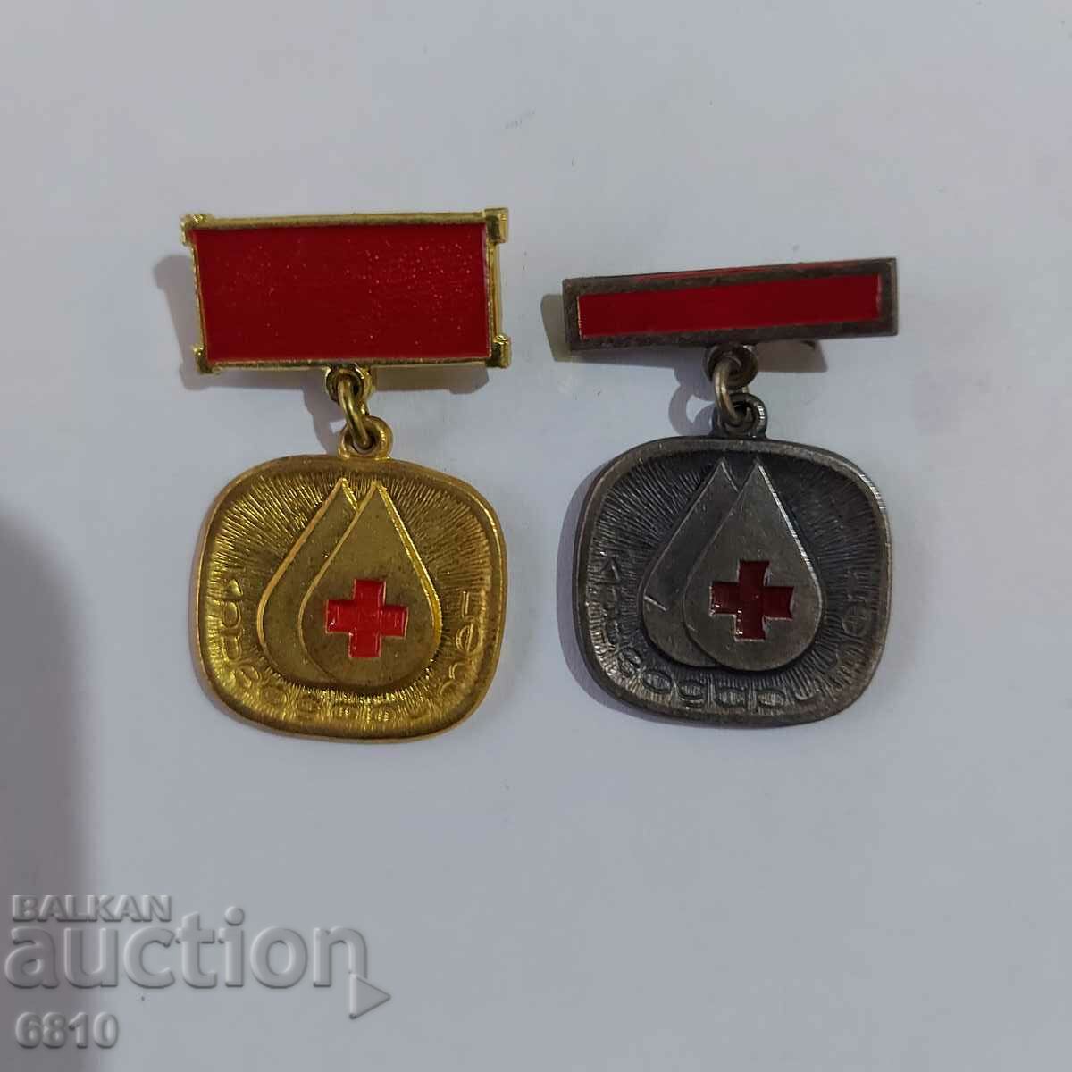 Medals for donating blood. BCHK. The price is for 1 pc