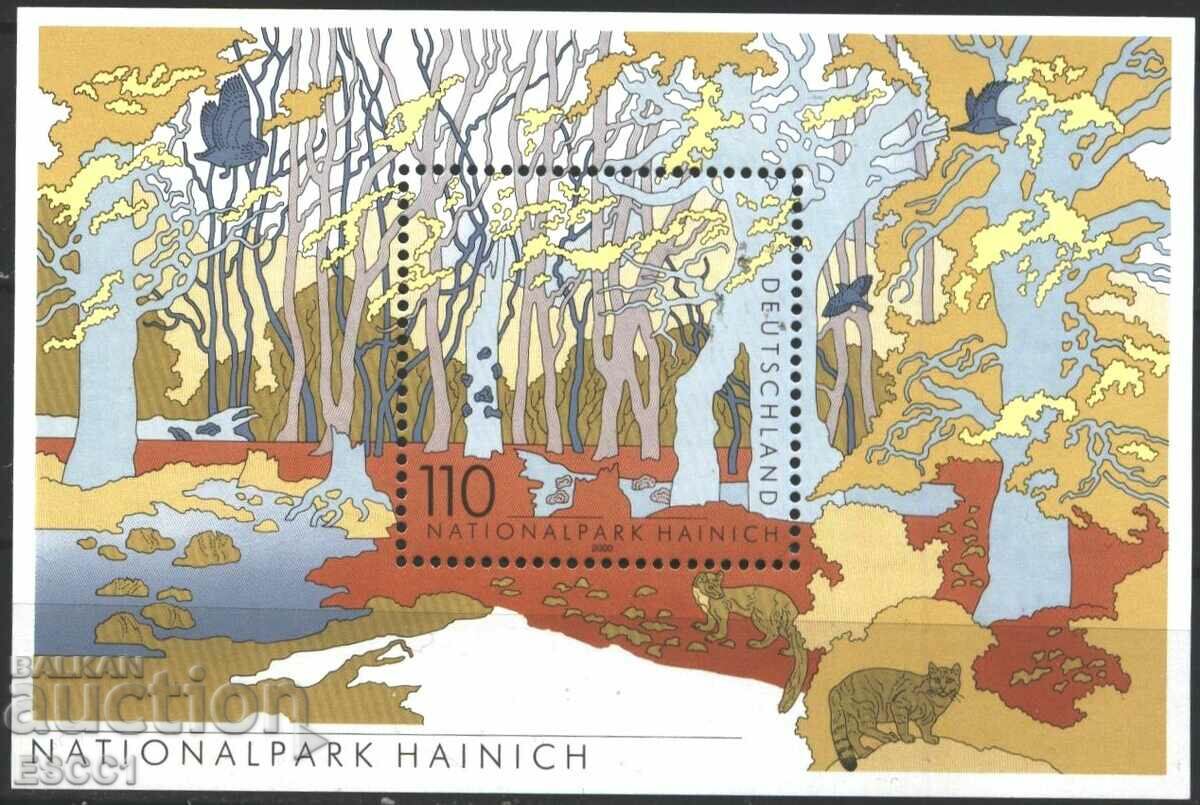 Blocul curățat Parcul Național Heinich 2000 din Germania