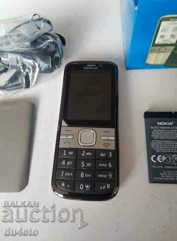 Мобилен телефон нокиа Nokia C5-00 сив 5MP, GPS, symbian, ram