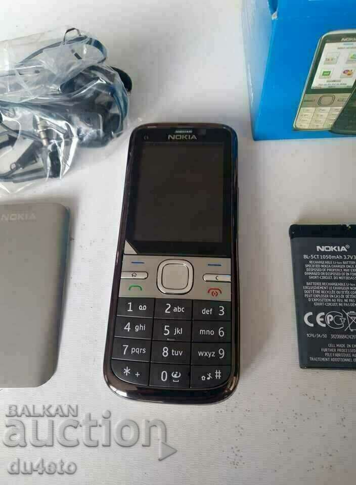 Telefon mobil nokia Nokia C5-00 gri 5MP, GPS, symbian, ram