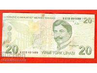 TURKEY TURKEY 20 Lira issue issue 2009 SERIES E