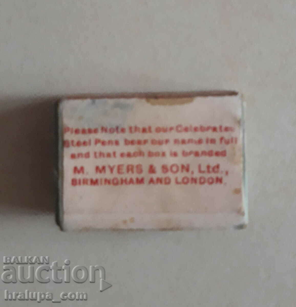 Auction Lot of vintage boxed Round Writer Pen M. Myers&Son Auction Lot of vintage boxed Round Writer Pen M. Myers&Son