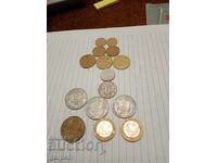 FRANCE MIXED LOT OF COINS - 15 pcs. - BGN 6