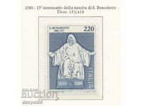 1980. Italy. 1500 from the birth of St. Benedict of Nursia