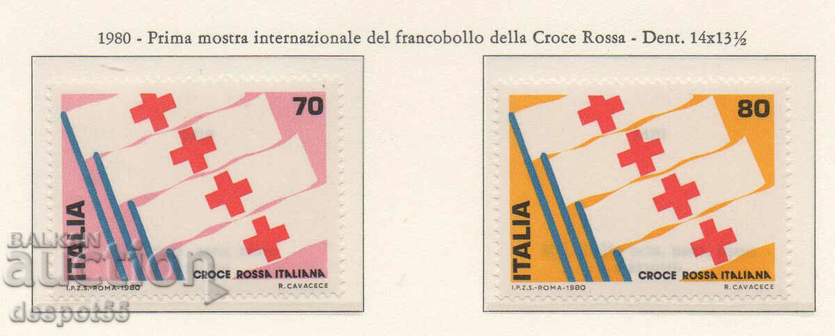 1980. Ιταλία. Ιταλικός Ερυθρός Σταυρός.