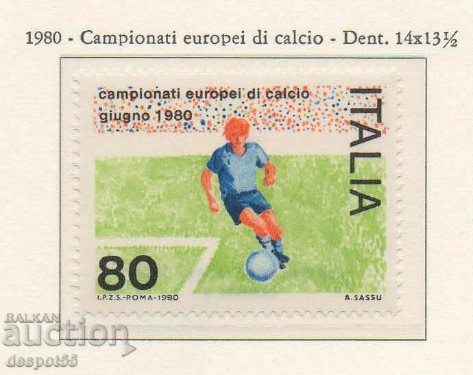 1980. Ιταλία. Ευρωπαϊκό Πρωτάθλημα Ποδοσφαίρου - Ιταλία.