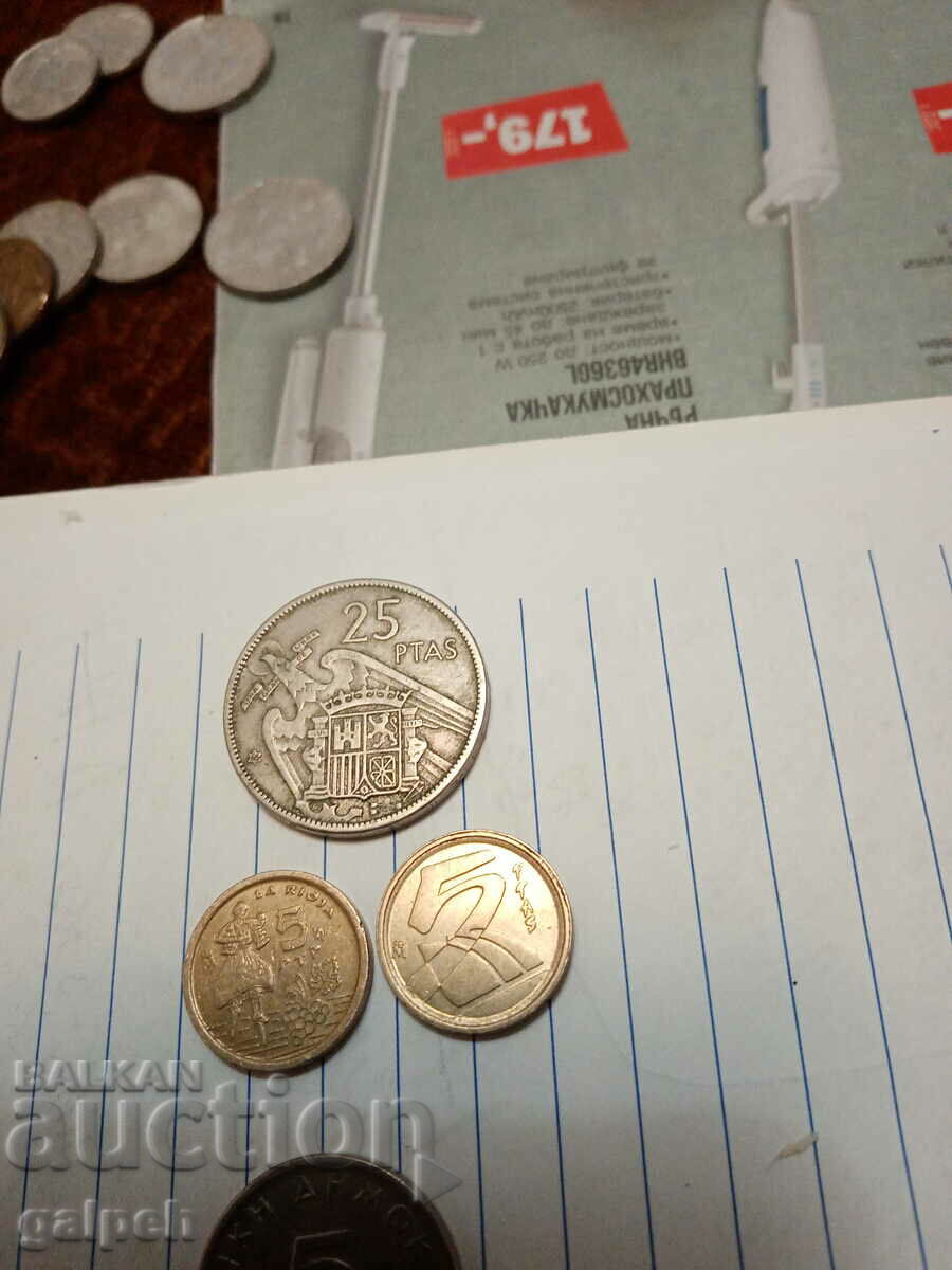 COINS MIXED LOT - 20 pcs. - BGN 5 - 5 COINS MIXED LOT - 20 pcs. - BGN 5 - 5