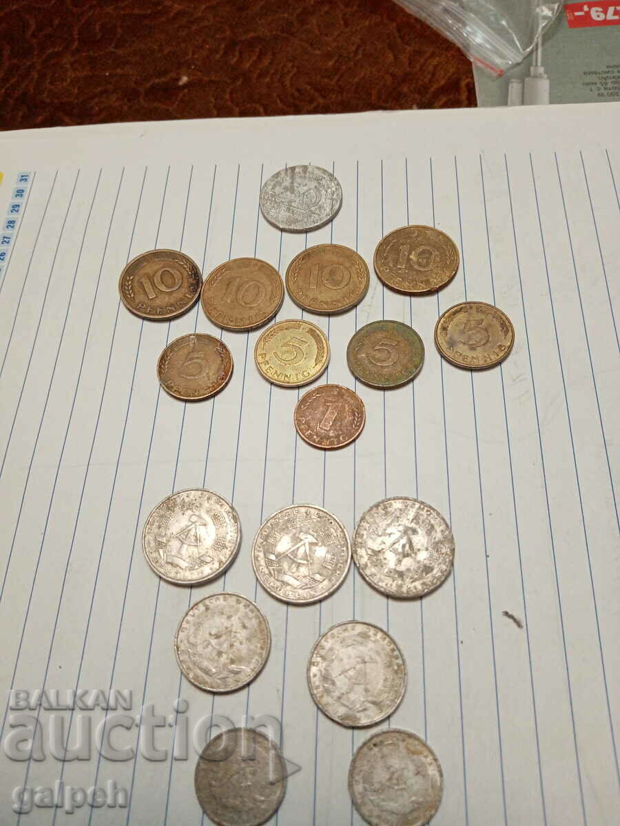 Delivery of COINS MIXED LOT - 17 pcs. - BGN 3.5