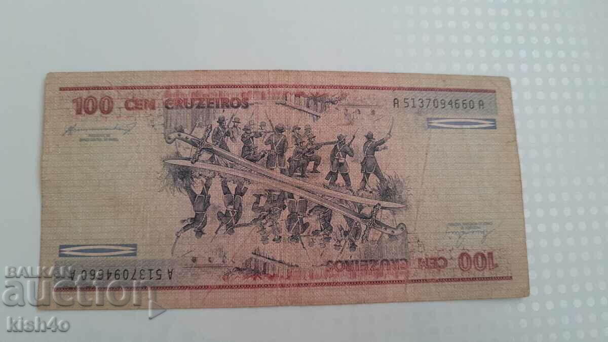 100 Cruzeiro Brazilia cu preț € 1.50 | 2.93 BGN
