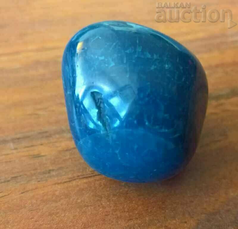 Agat albastru mineral de piatră