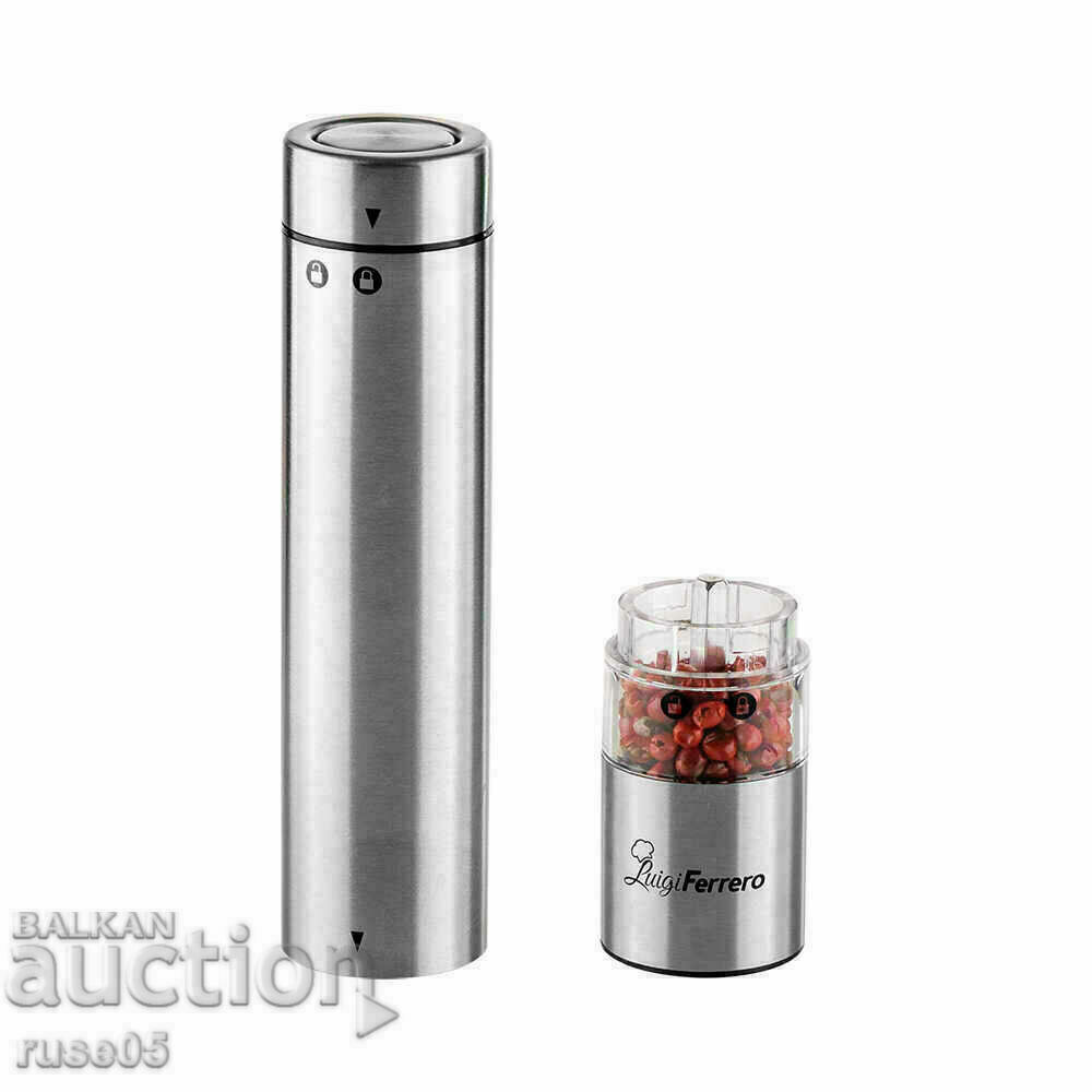 Auction Mill "Luiggi Ferrero - FR-306" electric, stainless steel, new Auction Mill "Luiggi Ferrero - FR-306" electric, stainless steel, new