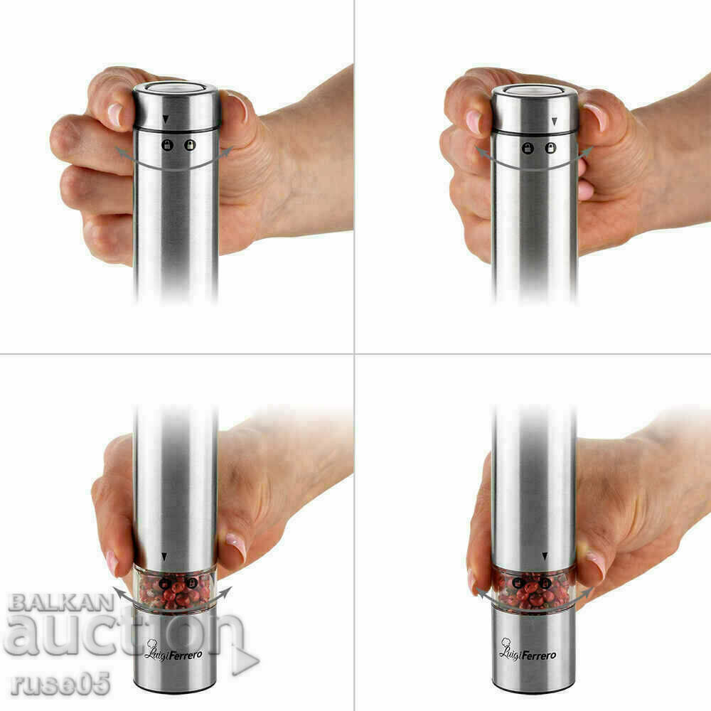 Delivery of Mill "Luiggi Ferrero - FR-306" electric, stainless steel, new Delivery of Mill "Luiggi Ferrero - FR-306" electric, stainless steel, new