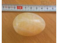 Mineral stone large egg Calcite