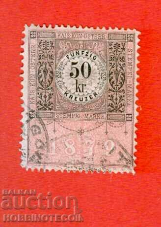 AUSTRIA - TIMBRIE - TIMBLA - 50 Kr - 1879 - 2